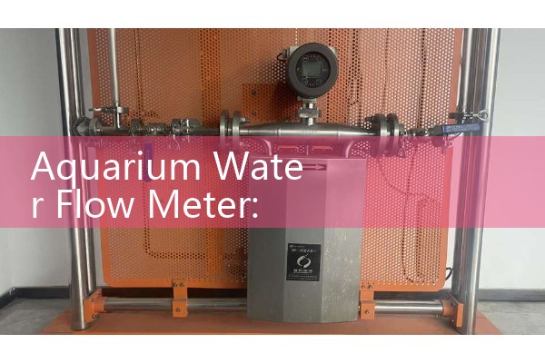 Aquarium Water Flow Meter: Digital LCD Totalizing Sump Circulation Gauges